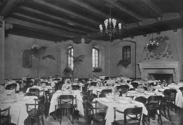 南東ダイニングルーム、フラタニティクラブビルディング、ニューヨーク市、1924