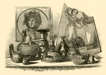カルタゴ美術の標本、1890年。