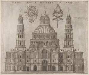 ローマの素晴らしさの鏡: St. ピーターズ、1547年。