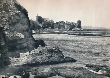 セントアンドリュース-南東から見た城、1895年
