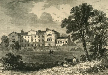 セントジョージ病院、1745年、c1876。