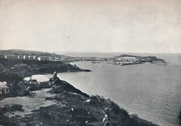 セントアイブス-町と島、1895
