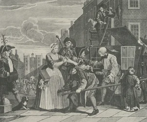 セントジェームズストリート、18世紀、1925年。