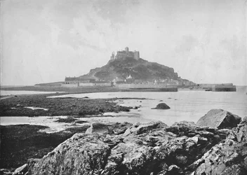 セントマイケルズマウント-マラジオン近くの岩から、1895