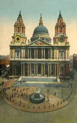 セントポール大聖堂、ロンドン、c1910。