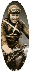 スタンリーウッズ1903-1993、アイルランドのモーターサイクルレーサー、1935