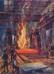 鋼の圧延、c1917