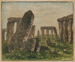 ストーンヘンジ、c1910。