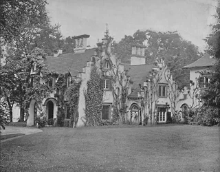 サニーサイド、ワシントンアーヴィングの本拠地、ニューヨーク州タリータウンの近く、c1897。