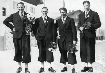 スウェーデンのクロスカントリースキーチーム、冬季オリンピック、ドイツ、ガルミッシュパルテンキルヘン、1936年