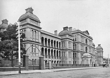 シドニー病院、マッコーリーストリート、c1900。