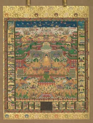 当麻曼荼羅、1750年。