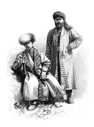 1895年、ウズベキスタンのブハラのタジク人