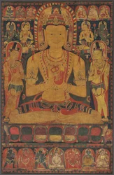 タントラ仏Vairochana、c。 1150-1200。