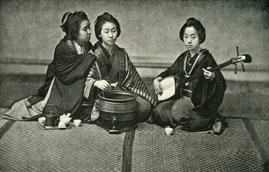「お茶と音楽」、1891年。