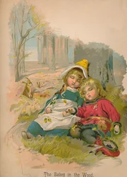 森の中の少女たち、1903