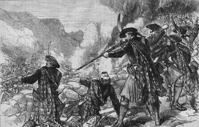 グレンシールの戦い、1719年6月10日、c1880