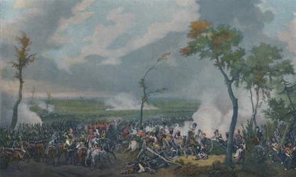 1896年1813年10月30日のハナウの戦い。