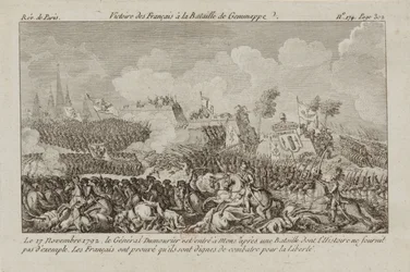 ジュマップの戦い、1792年。
