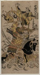 宇治川の戦い、1720年代または1730年代。