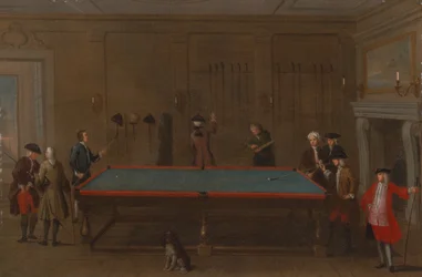 ビリヤードルーム、カリフォルニア州。 1725年。