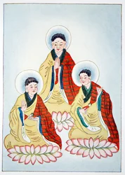 仏教のトライアド、1922
