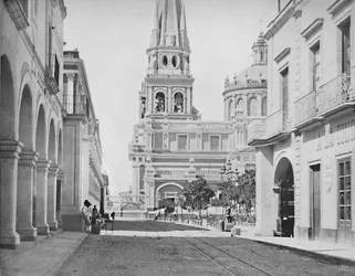 グアダラハラ、メキシコ、c1897の大聖堂。