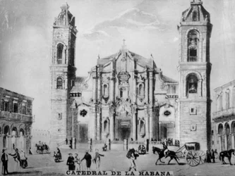 ハバナ大聖堂、1789年、1920年代