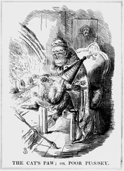 The Cats Paw：またはPoor Pussey、1850