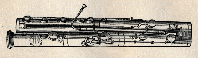 ダブルバスーン、1895年。