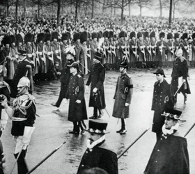 1936年、1937年のキングジョージ対葬列のヨーク公爵