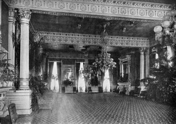 ホワイトハウスのイーストルーム、ワシントンDC、アメリカ合衆国、1908年