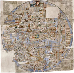 エブストルフ地図c。 1300
