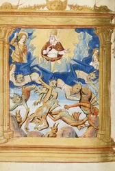 ルシファーの堕落。ブック・オブ・アワーズよりc。 1500