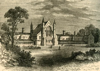 Fishmongers Almshouses、Wandsworth、c1878。