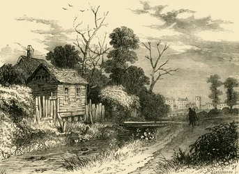 セントパンクラス近くのフリートリバー、1825年、c1876。