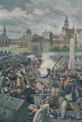 1813年、1896年、フランス軍がライプシクを去る。