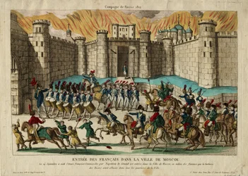 1812年のフランスのモスクワ入国