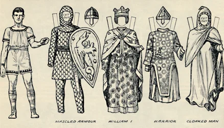 英国衣装のギャラリー：ノーマンタイムズで着用した服装の人々、c1934