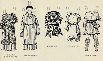 歴史的衣装のギャラリー：リチャード1世、c1934の時代に着用されたドレス