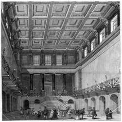 大ホール、ユーストン広場の飽和、1849年