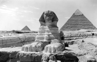 ギザの大スフィンクス、エジプト、1949年5月