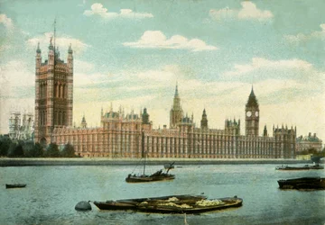 国会議事堂、ロンドン、1906年。
