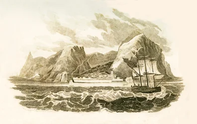 セントヘレナ島、1816年。