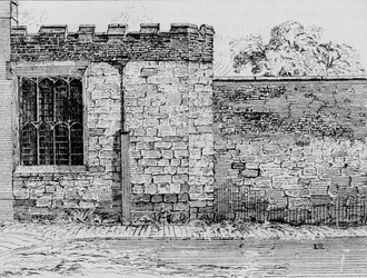 ウェストミンスター寺院の西端にあるエルサレムの部屋、1885年1911
