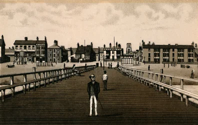 桟橋、c1880。