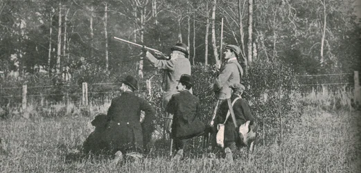 サンドリンガム上空で射殺する王は、1900年代、1910年を保護します。
