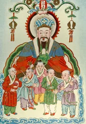 「キッチン・ゴッド」、1922年。