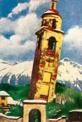サンモリッツの斜塔、c1928。