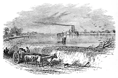 堤防、1883年